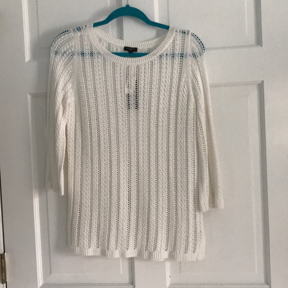 Talbots Whites knit sweater